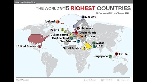 The 15 Richest Countries in the World