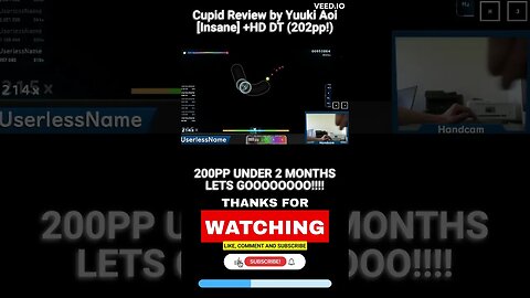 6-Digit Full Combo First 200pp! - #osu #fullcombo #shorts #osuclips #osugameplay