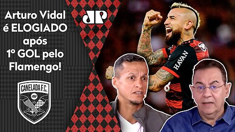 "O Vidal é UMA ESTRELA! E EU TE DIGO que no Flamengo..." Astro chileno é EXALTADO após GOL!