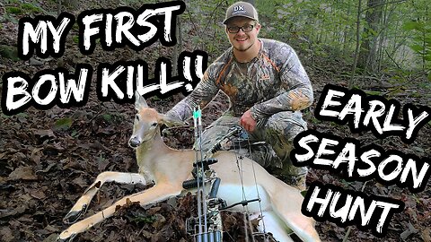 Kentucky Bow Hunting!! | Whitetail Doe Catch and Cook!! (Maybe)