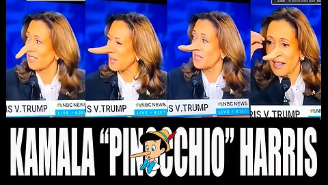 Kamala "Pinocchio" Harris at the Debate