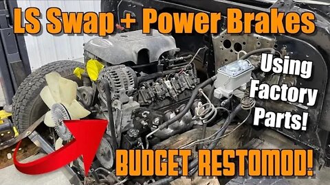 The '62 GMC Gets An LS Swap & Hydroboost Brakes! GMC C1000 Restomod Ep. 5