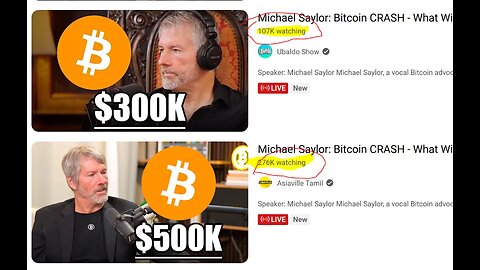 SCAM ALERT: Bitcoin Microstrategy YouTube SCAM