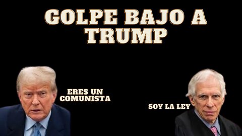 Golpe bajo a Trump