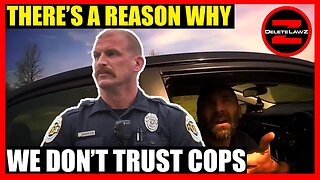 WATCH AS A POLICE OFFICER GETS MAD AND ESCALATES A TRAFFIC STOP!