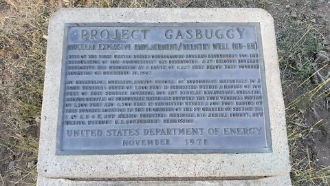 Project Gasbuggy, Nuclear Fracking Site, Possible Underground ET Base Location