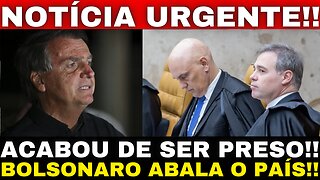 ACABOU DE SER PRESO!! BOLSONARO ABALA O PAÍS APÓS DECISÃO!!