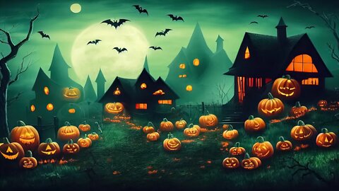 Relaxing Halloween Music - Moonfright Village ★705 🎃