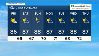 Sunshine starts a beautiful weekend ahead