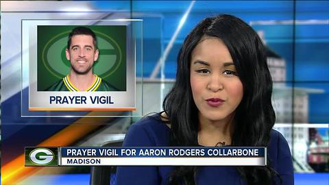 Prayer vigil created for Aaron Rodgers' broken collarbone