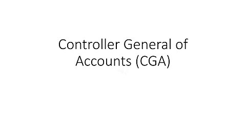 Controller General of Accounts CGA