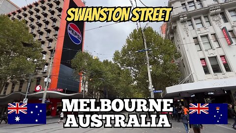 Exploring Melbourne Australia: A Walking Tour of Swanston Street 2024 (Part 2)