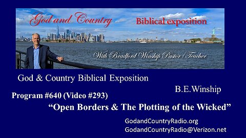 293 - Open Borders & The Plotting of the Wicked