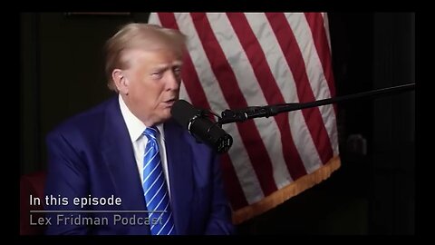 Captioned - Lex Fridman interviews Trump