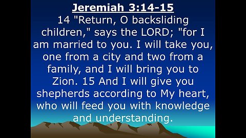 Jeremiah 3