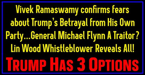 Trump's Betrayal from His Own Party...General Michael Flynn A Traitor?