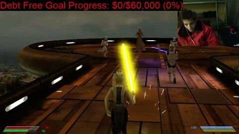 Clone Troopers VS Snoke In A Battle With Live Commentary In Star Wars Jedi Knight Jedi Academy