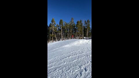 Snowboarding at Keystone Resort!! Backflip clips!