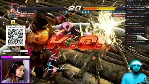 SMZINHO RAGE - Minha indignação é o Personagem que fica agarrando! Tekken 7