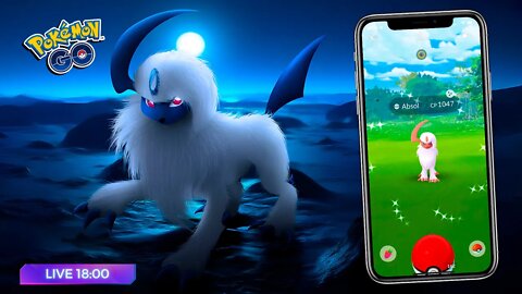 🚶 ABSOL SHINY DE ÓCULOS! Yveltal, Furfrou Shiny e MAIS! Temporada da Luz! Live na RUA! Pokémon GO