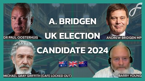 Andrew Bridgen - UK Election Candidate with Cafe Locked Out, Dr Paul Oosterhuis & Barry Young