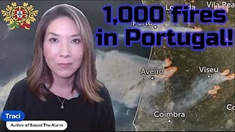 Over 1,000 fires in Portugal burn 330,000 acres!