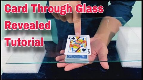 Magic - Card Through Glass - Magic Revealed