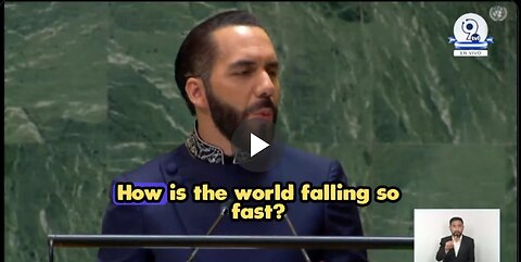 El Salvador President Nayib Bukele just lambasted some countries of the UN...