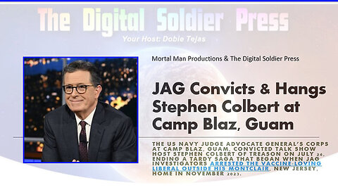 JAG Convicts And Hangs Stephen Colbert At Camp Blaz, GUAM - 9/1/24..