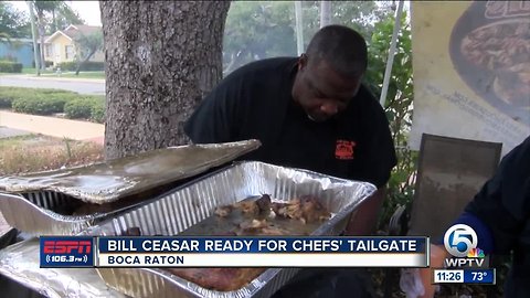 Bill Ceasar ready for Chefs Tailgate Challenge