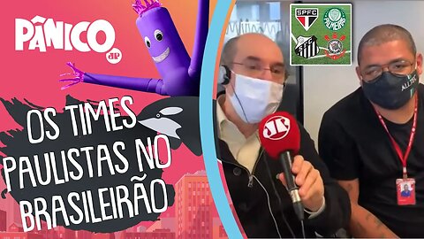 Wanderley Nogueira e Vampeta comentam situação dos TIMES PAULISTAS no BRASILEIRÃO