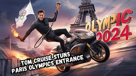 Tom Cruise STUNS Paris Olympics Entrance