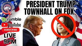 President Trump townhall on Fox Without Kamala Harris