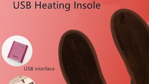 Electric USB Powered Heated Insoles