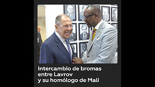 “¡Usted es muy popular entre las damas!”: Lavrov bromea con el ministro de Exteriores de Mali