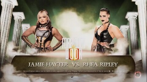 WWE X AEW Rhea Ripley vs Jaymie Hayter