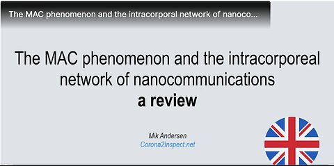 The MAC phenomenon and the intracorporal network of nanocomunications. A review