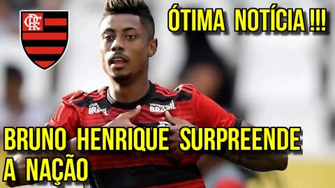 ÓTIMA NOTÍCIA! BRUNO HENRIQUE SURPREENDE A TORCIDA DO FLAMENGO E PODE VOLTAR NO MUNDIAL