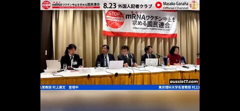 Prof. Dr. Shigetoshi Sano brings hard evidence of mRNA vaccine harms in a Press Conference...