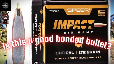 First Impressions of the Speer Impact bullet!