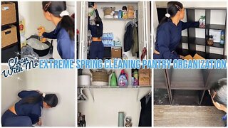 *EXTREME* DEEP CLEAN OF PANTRY 2021 | ez tingz