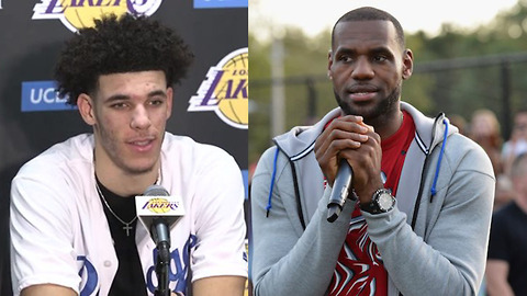 LeBron James Says Happy Birthday to Lonzo Ball