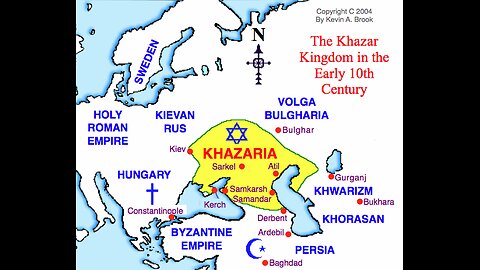 The RISE & FALL of the Khazars (Ashkenazi Jews).