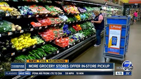 More grocery stores offering in-store pick-up, with home delivery options growing