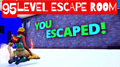 Fortnite 95 Level Escape Room Tutorial! Code: 4393-2017-5430 - BY Wishbone