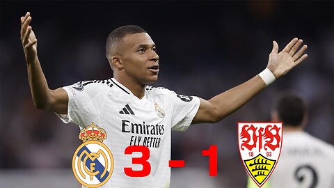 Real Madrid vs Stuttgart (3-1) Extended HIGHLIGHTS