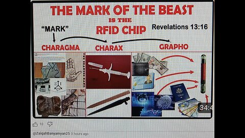 THE MARK OF THE BEAST IS "THE R.F.I.D. MICRO CHIP!!!!"