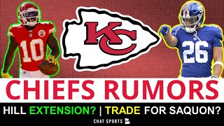 Kansas City Chiefs Rumors: Trade For Saquon Barkley? MASSIVE Tyreek Hill Contract Extension Coming?