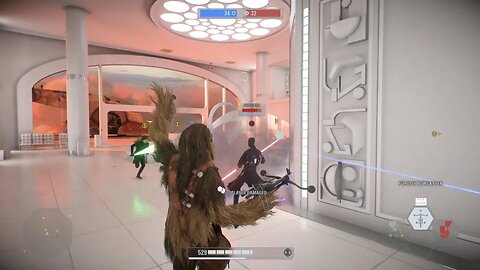 Chewbacca & Han Solo 12,435 Score & 22 Eliminations - Heroes vs Villains - Bespin - Battlefront II