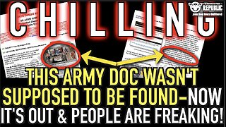 Chilling: This Army Doc Wasn’t Supposed To Be Found—Now It’s Out & People Are Freaking!